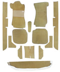 Teppichsatz Teppich für Mercedes W114 W115 Limousine Gummi Absatzschoner Beige