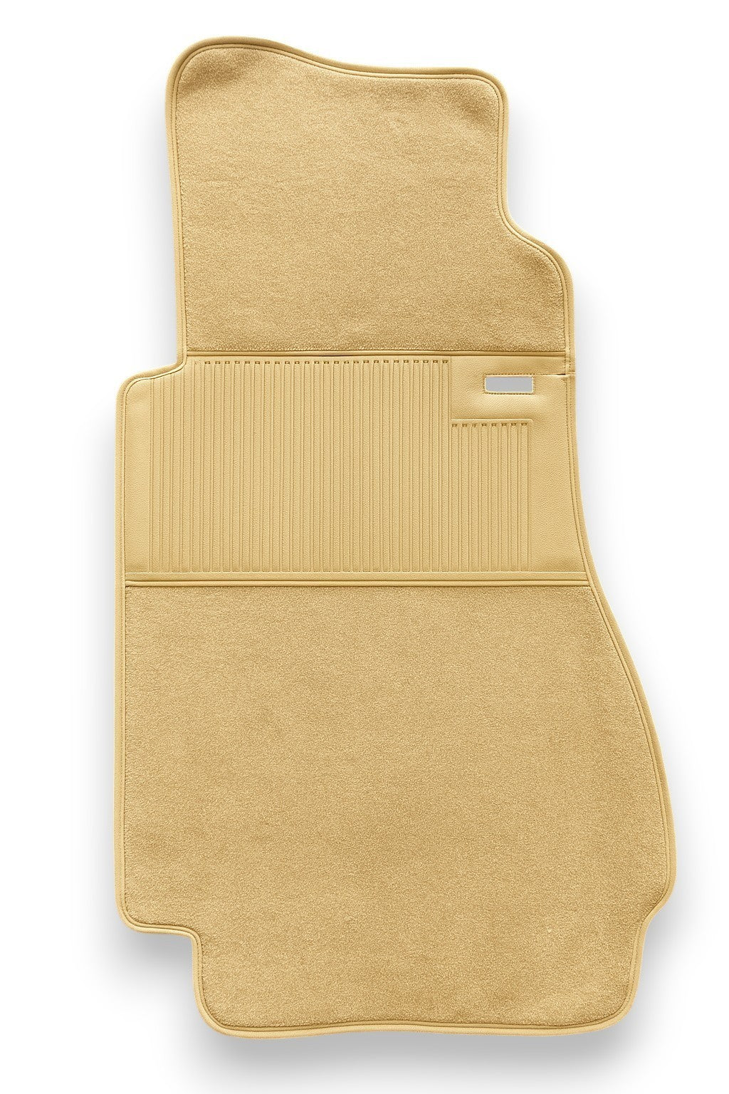 Teppichsatz Teppich für Mercedes W123 Coupe Gummi Absatzschoner Beige