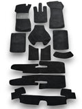 Teppichsatz Teppich für ponton Cabrio W128 180 Gummi Absatzschoner schwarz