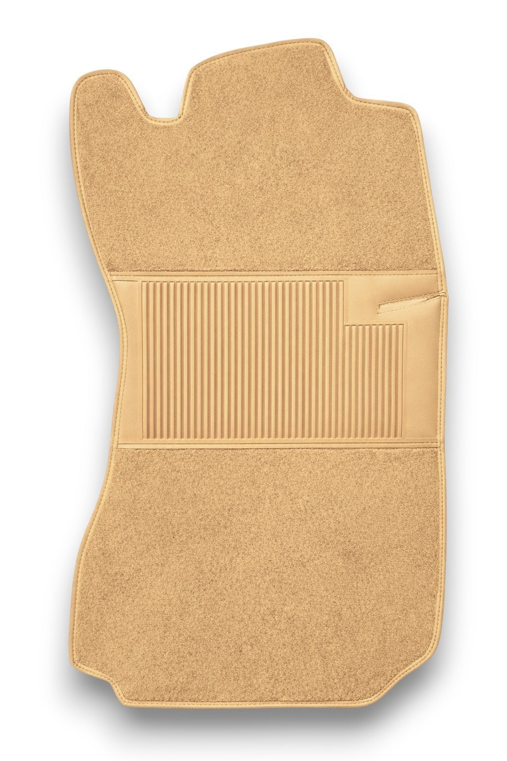 Teppichsatz Teppich für Mercedes W114 W115 Coupe Gummi Absatzschoner Beige RHD