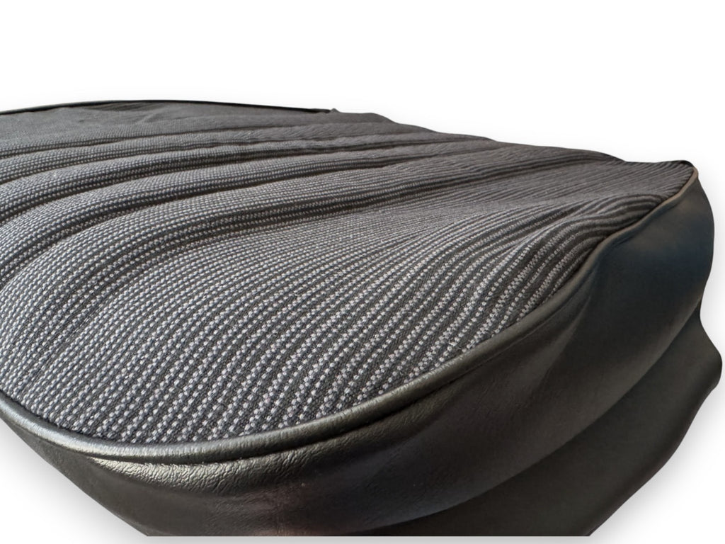 Sitzbezug Vordersitz Bezug für Mercedes W123 3. Serie Schwarz Stoff 051
