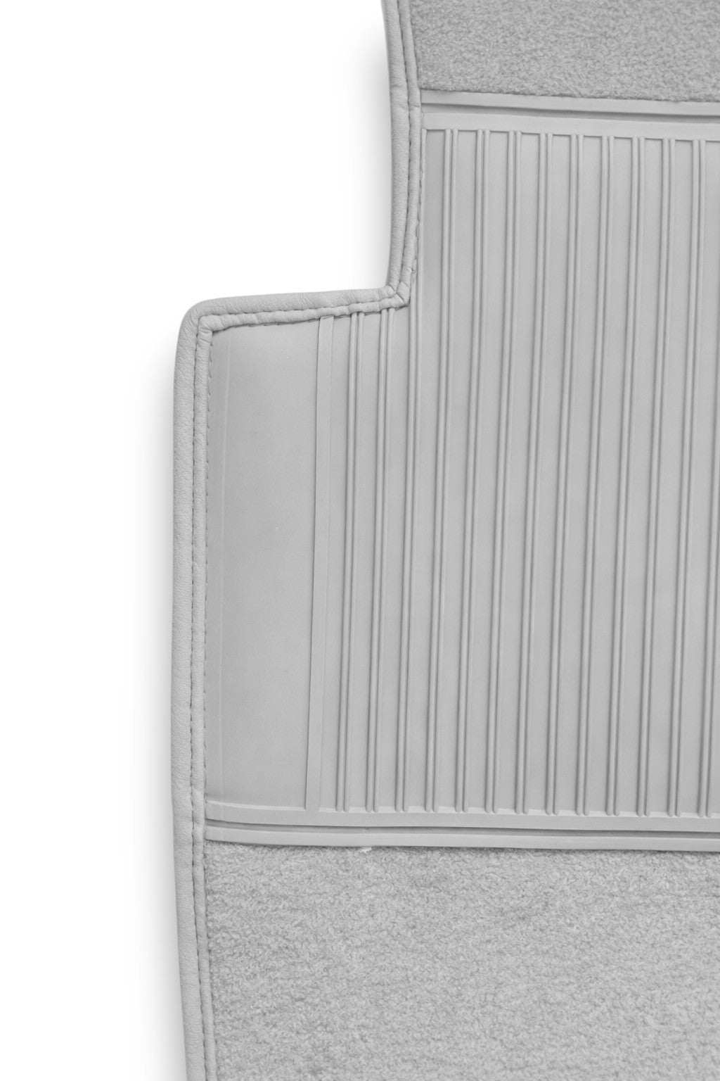 Teppichsatz Teppich für Mercedes Benz W126 SE Gummi Absatzschoner Grau