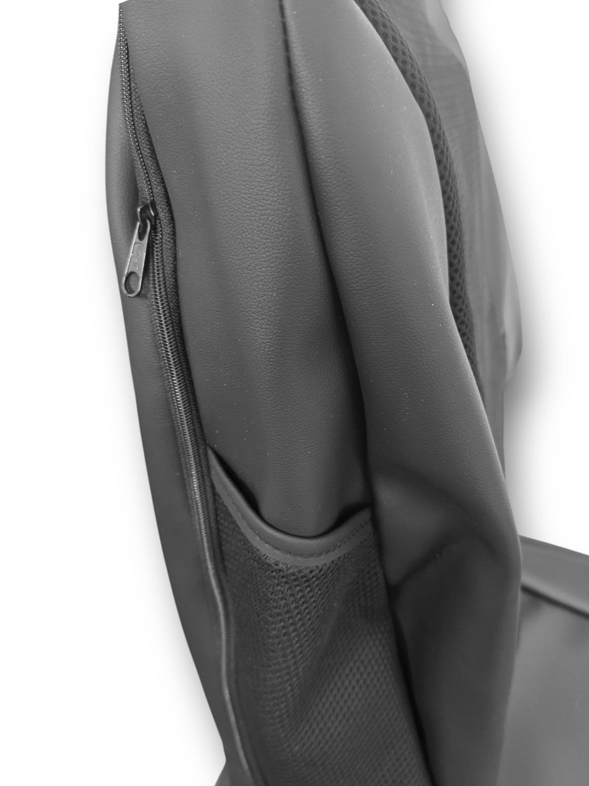 Sitzbezüge Bezüge Kunstleder schwarz für Smart 451 fortwo Coupe & Cabrio 07 - 15