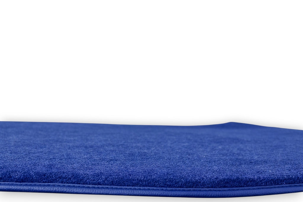 Teppichsatz Teppich für ponton Cabrio W128 180 Gummi Absatzschoner Blau