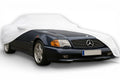 Ganzgarage Indoor Stretch Cover Carcover für Mercedes Benz SL R129 Weiß.