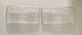 Orig. Hella Scheinwerferglas H4 Set L+R Ochsenaugen für Mercedes W123 C123 Neu