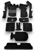 Teppichsatz Teppich für VW Golf 1 Cabrio 1979 - 2002 Gummi Absatzschoner Schwarz