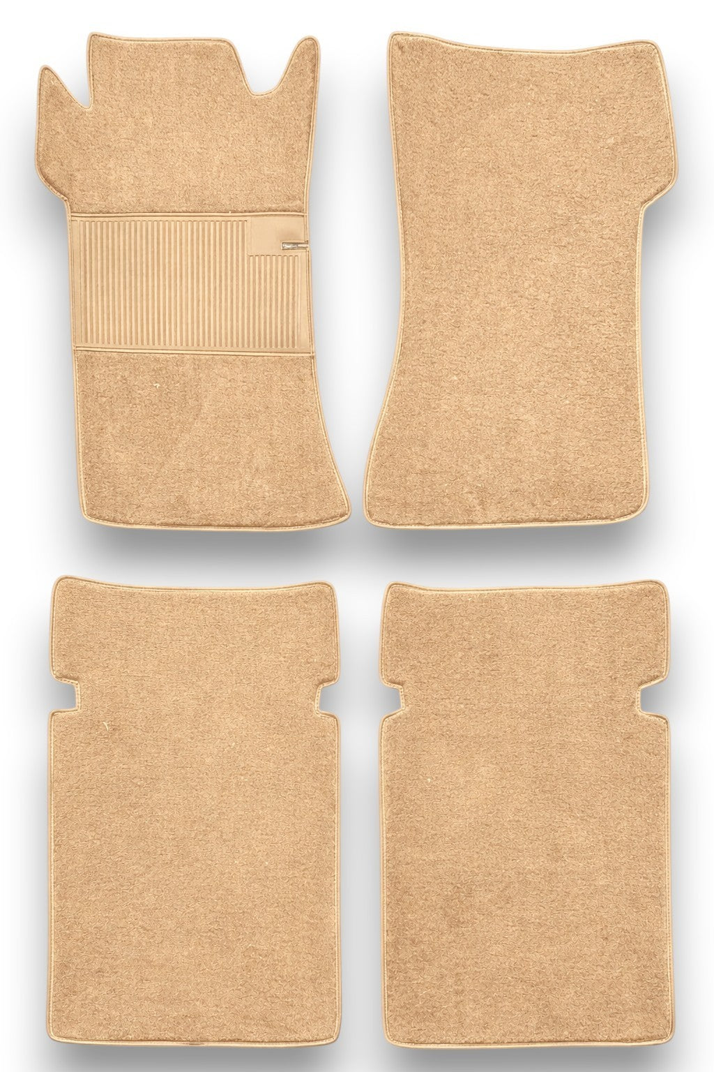 Teppichsatz Gummi für Mercedes W109 Automatik & Schalter 1965-1969 Beige