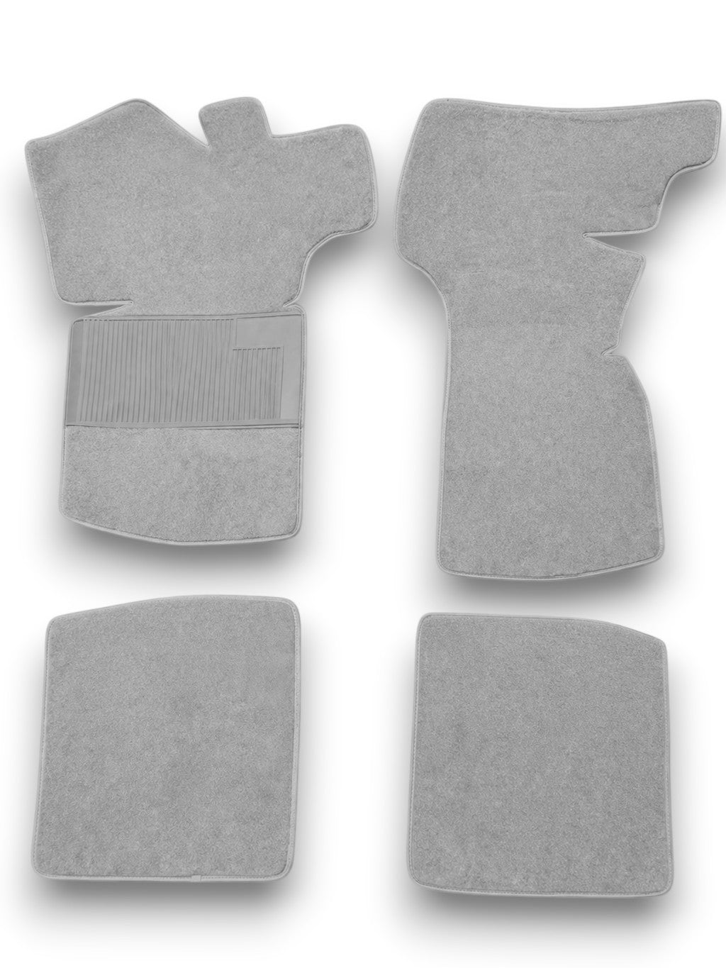 Teppichsatz Teppich für VW Golf 1 Cabrio 1979 - 2002 Gummi Absatzschoner Grau