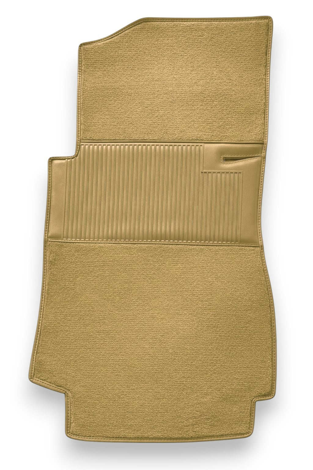Teppichsatz Teppich für Mercedes W123 Coupe Gummi Absatzschoner Beige RHD