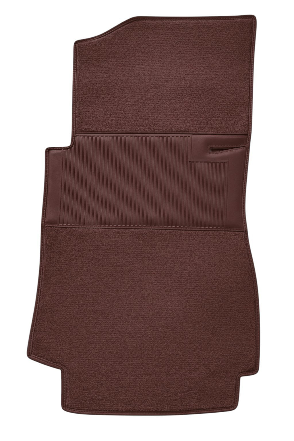 Teppichsatz Teppich für Mercedes W123 Coupe Gummi Absatzschoner Braun RHD