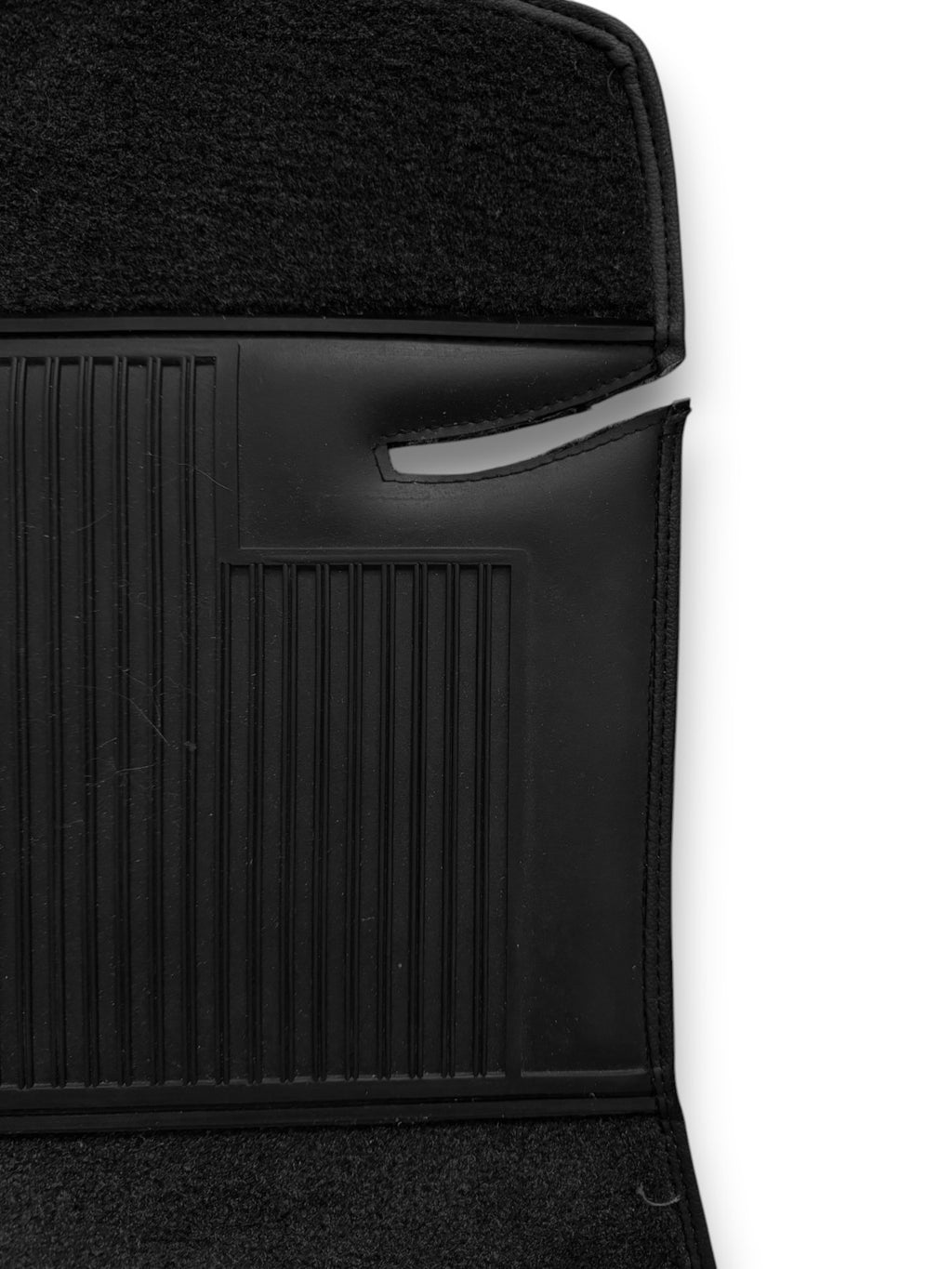 Teppichsatz Teppich für Mercedes W201 E190 Gummi Absatzschoner Schwarz