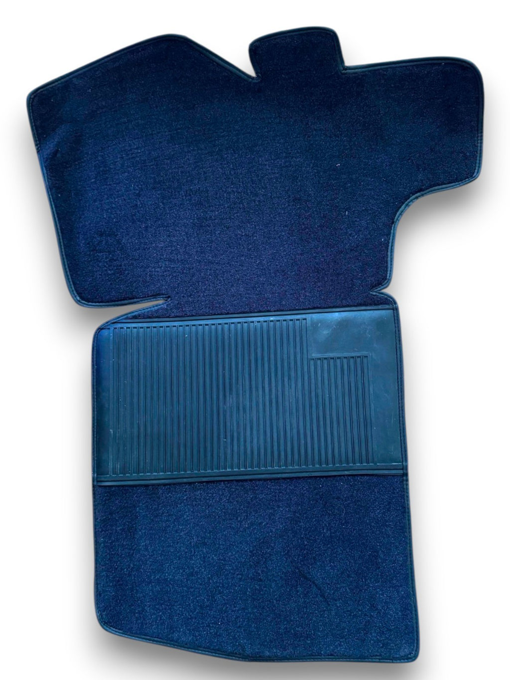 Teppichsatz Teppich für VW Golf 1 Cabrio 1979 - 2002 Gummi Absatzschoner Blau