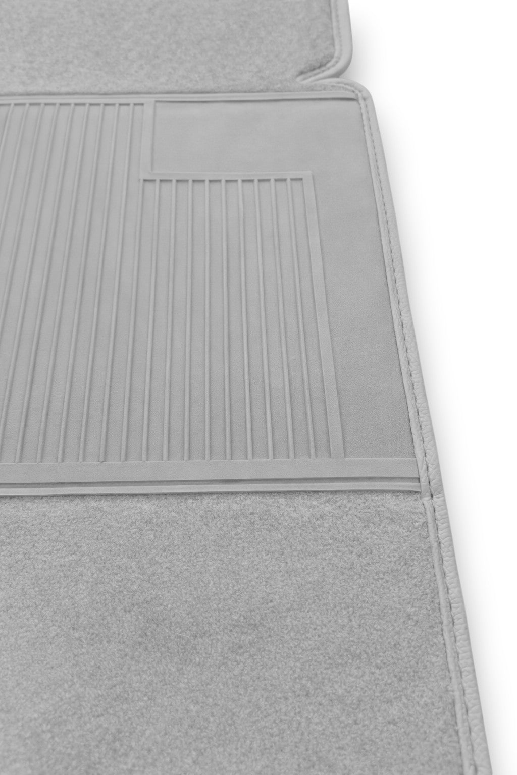 Teppichsatz Teppich für VW Golf 1 Cabrio 1979 - 2002 Gummi Absatzschoner Grau