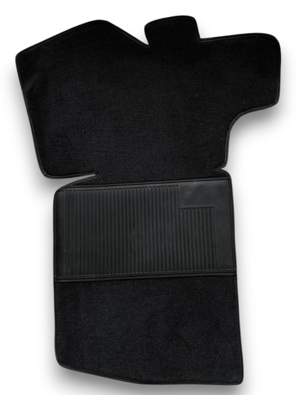 Teppichsatz Teppich für VW Golf 1 Cabrio 1979 - 2002 Gummi Absatzschoner Schwarz