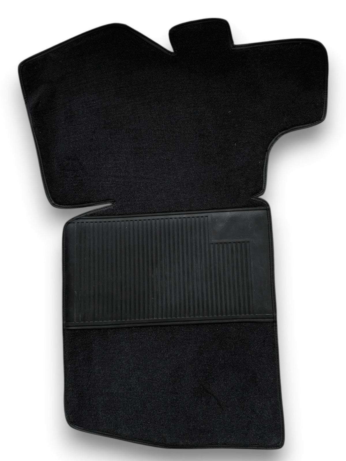 Teppichsatz Teppich für VW Golf 1 Cabrio 1979 - 2002 Gummi Absatzschoner Schwarz