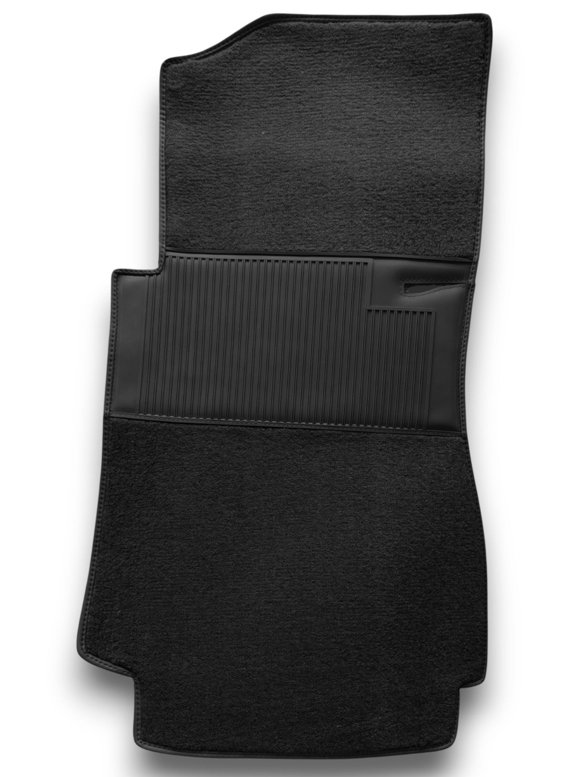 Teppichsatz Teppich für Mercedes W123 Coupe Gummi Absatzschoner Schwarz RHD