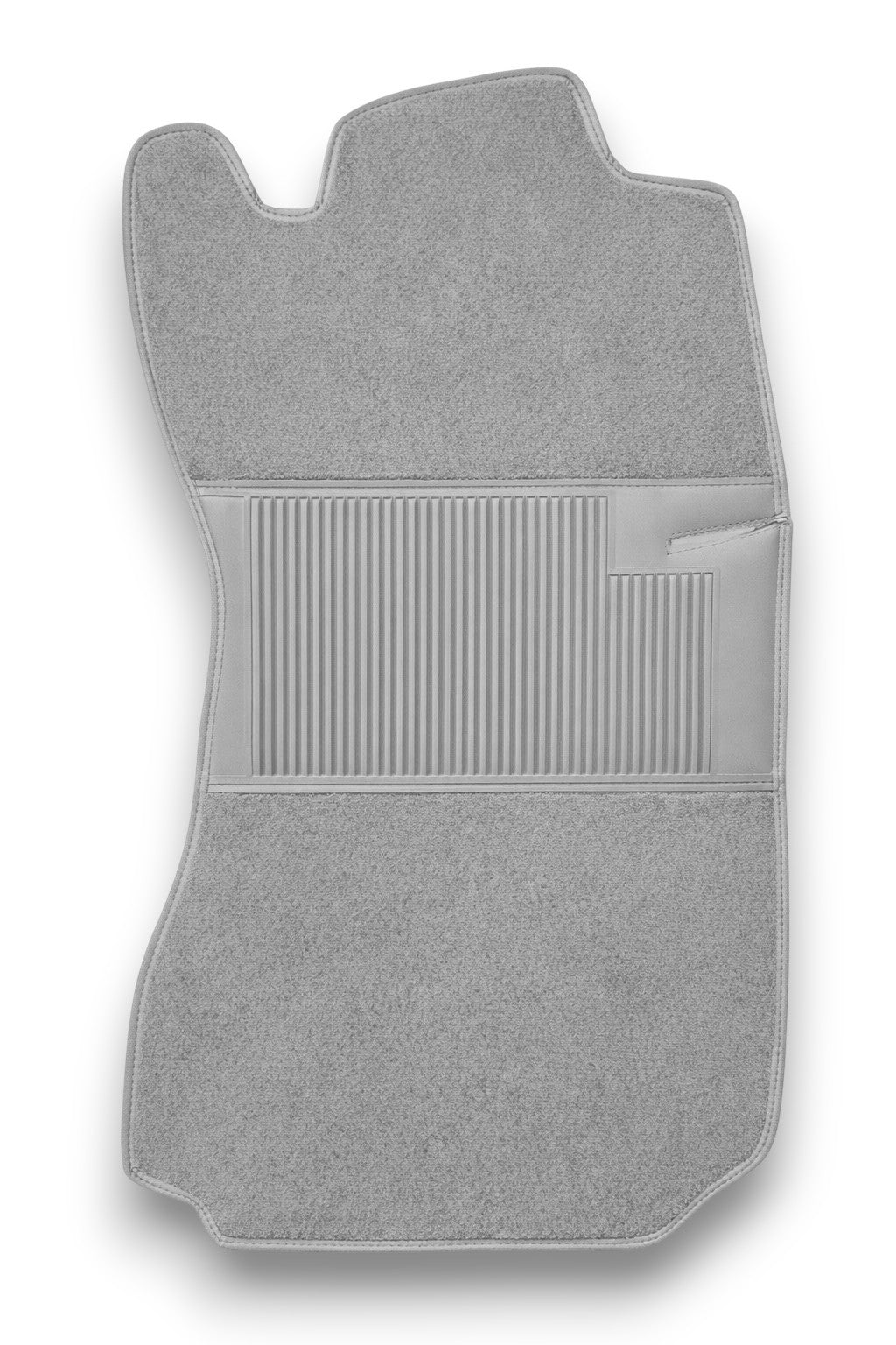 Teppichsatz Teppich für Mercedes W114 W115 Coupe Gummi Absatzschoner Grau RHD