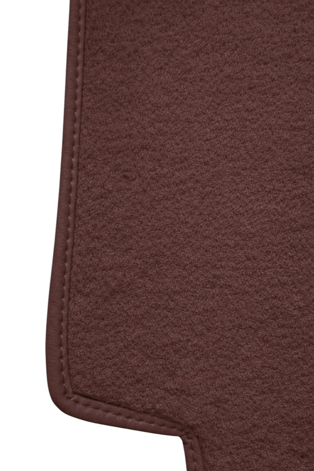 Teppichsatz Teppich für Mercedes W123 Coupe Gummi Absatzschoner Braun RHD