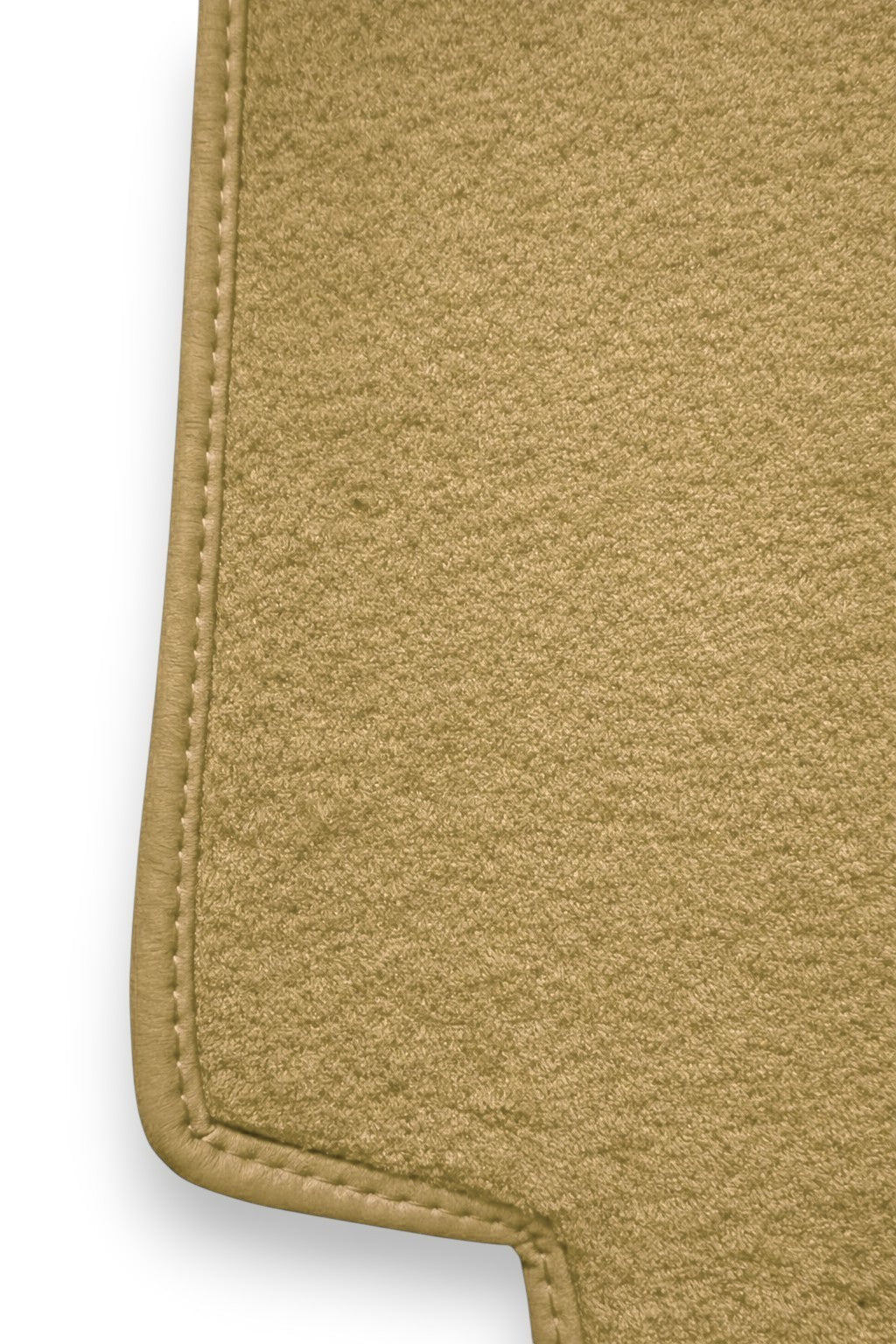Teppichsatz Teppich für Mercedes W123 Coupe Gummi Absatzschoner Beige RHD