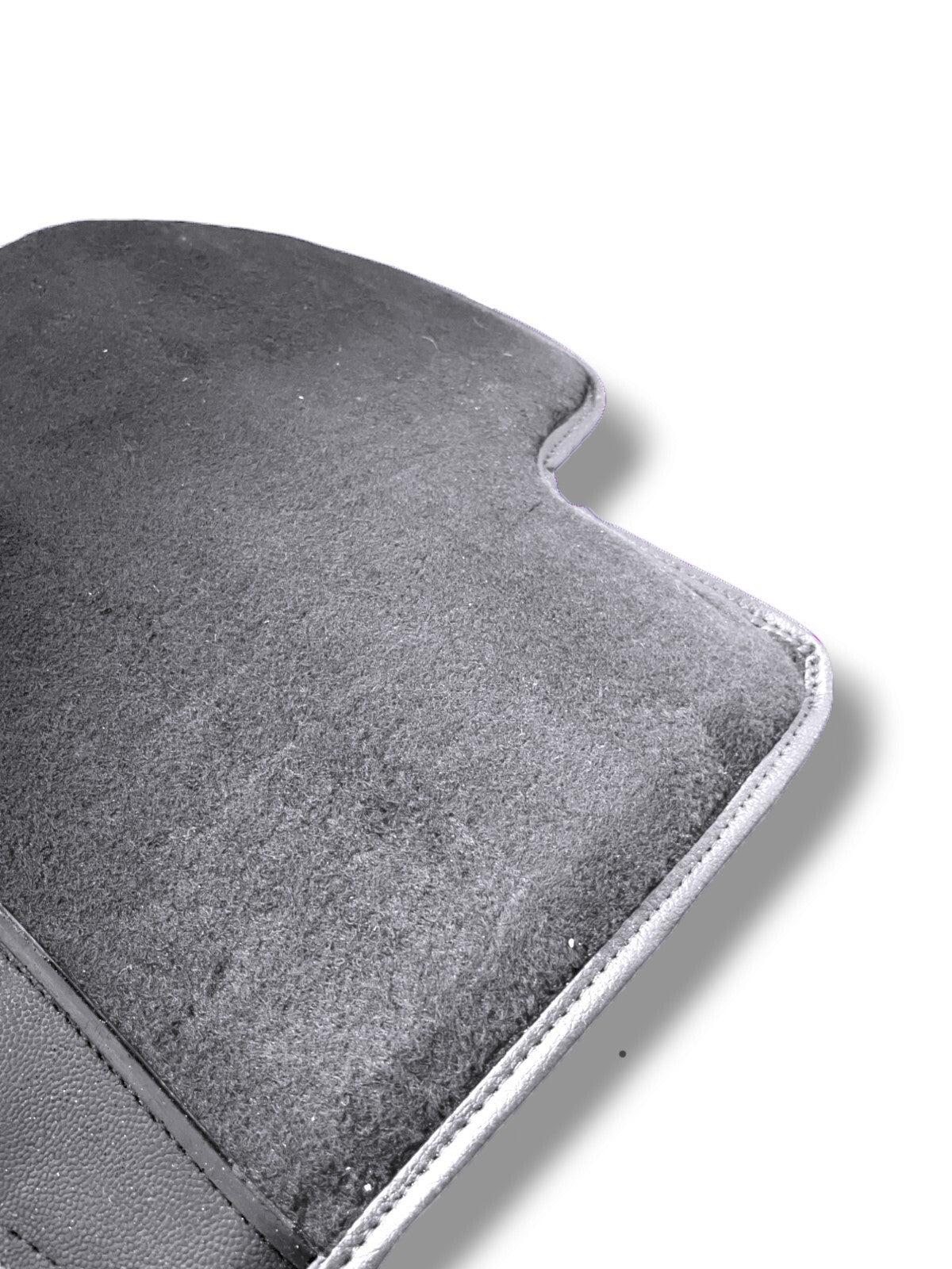 Teppichsatz Teppich für Mercedes SL107 R107/W107 Gummi Absatzschoner Grau