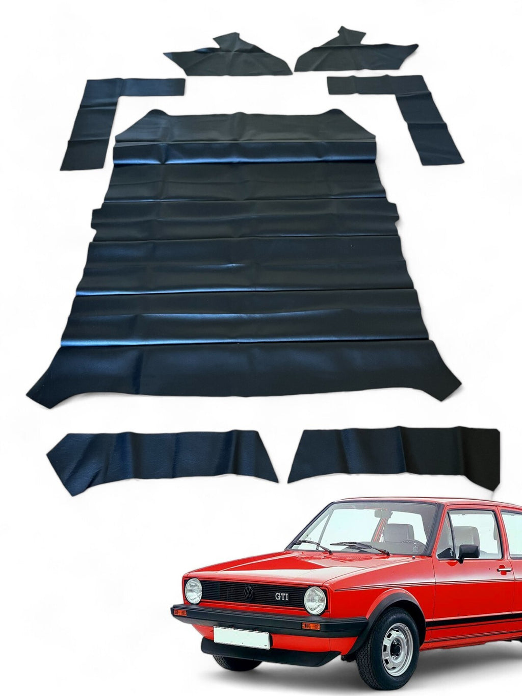 Dachhimmel Himmel für Golf 1 GTI 16v G60 Diesel schwarz ohne SSD 2-Türig