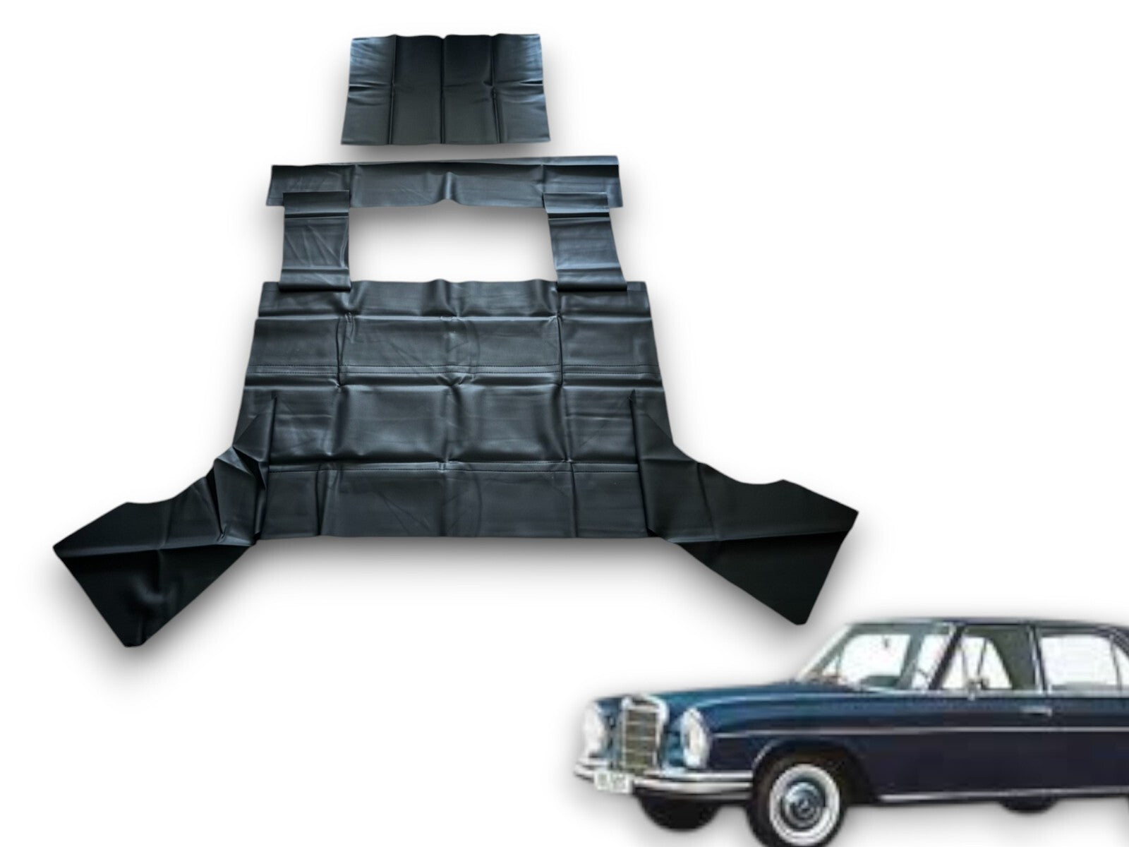 Dachhimmel Himmel für Mercedes Benz W108 mit Schiebedach Schwarz.