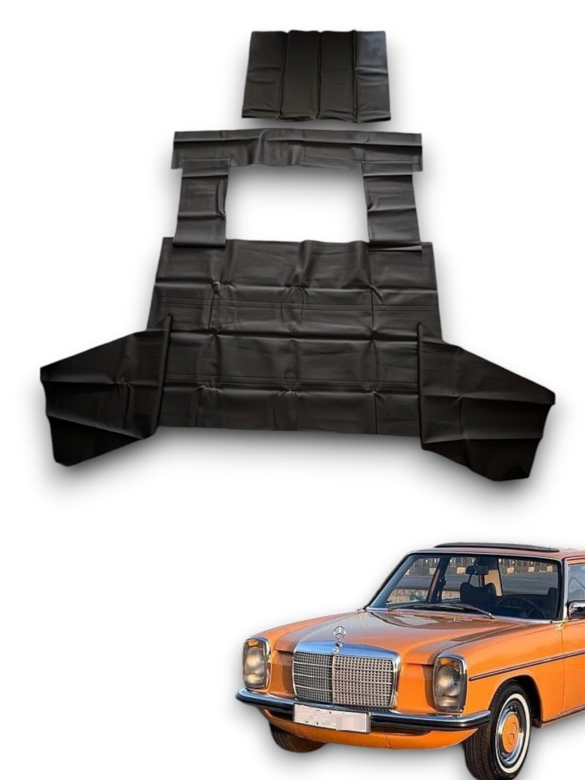 Dachhimmel Innenhimmel Himmel für Mercedes W114 W115 /8 mit Schiebedach schwarz
