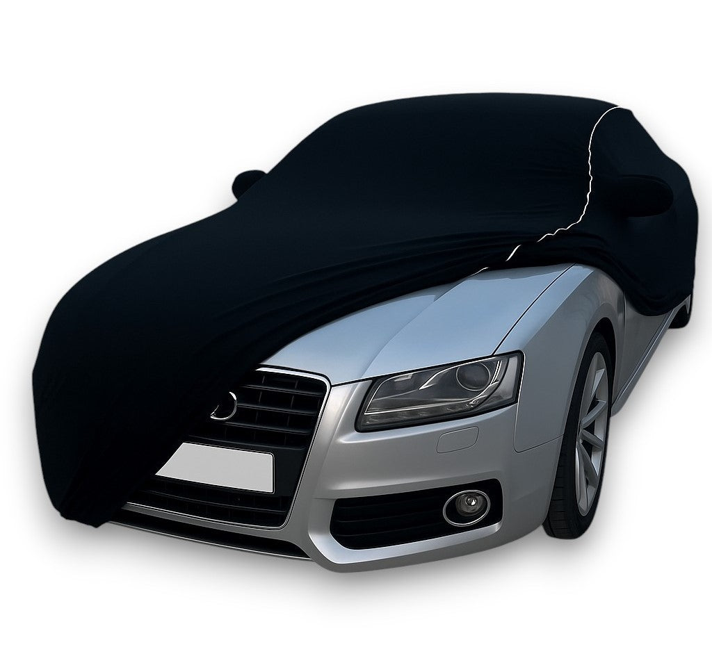 Ganzgarage Indoor Stretch Cover Carcover für Audi A5 Cabrio Schwarz.