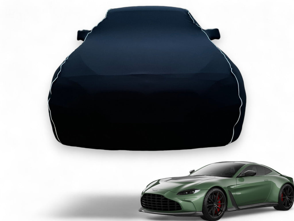 Ganzgarage Indoor Stretch Cover Carcover für Aston Martin V12 Vantage Schwarz
