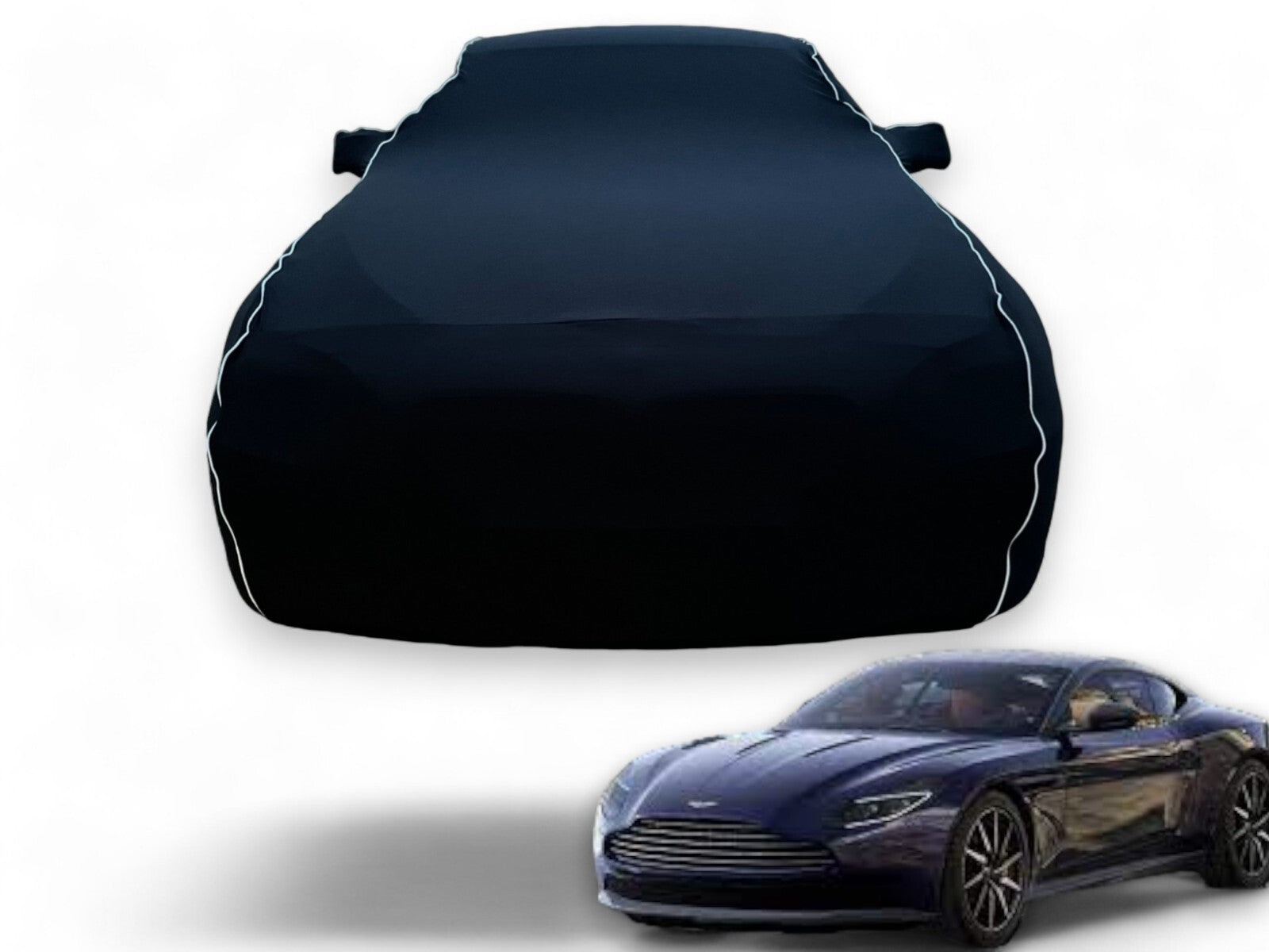 Ganzgarage Indoor Stretch Cover Carcover für Aston Martin DB 11 Schwarz