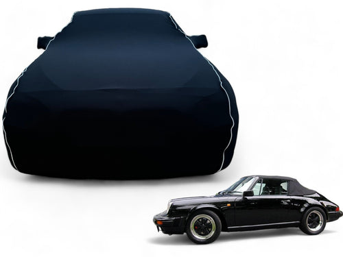 Ganzgarage Indoor Stretch Car Cover Schwarz für Porsche 911 G-Modell Schwarz
