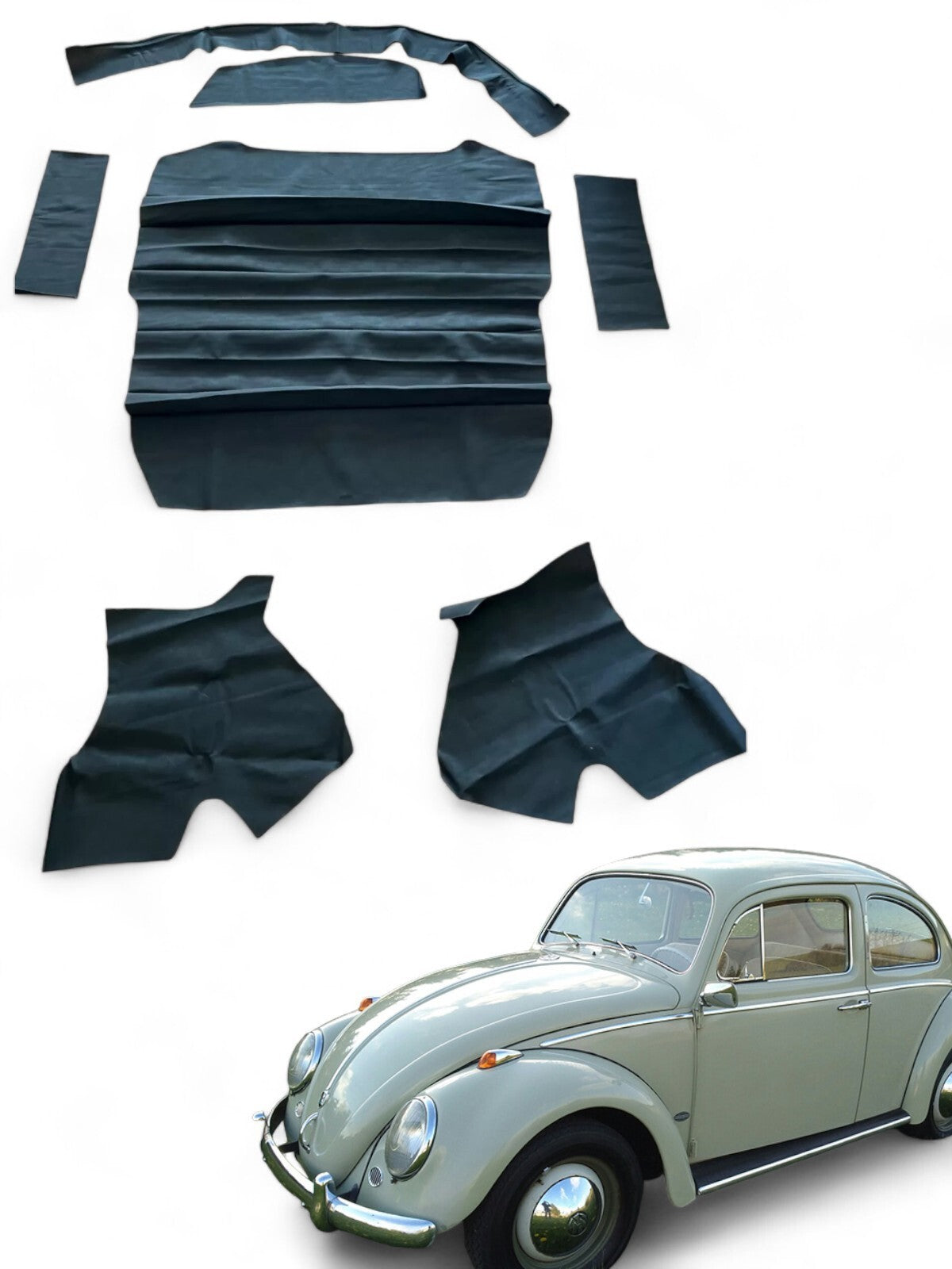 Dachhimmel Himmel für VW Käfer 1200 1300 - 1303 ohne Schiebedach Schwarz