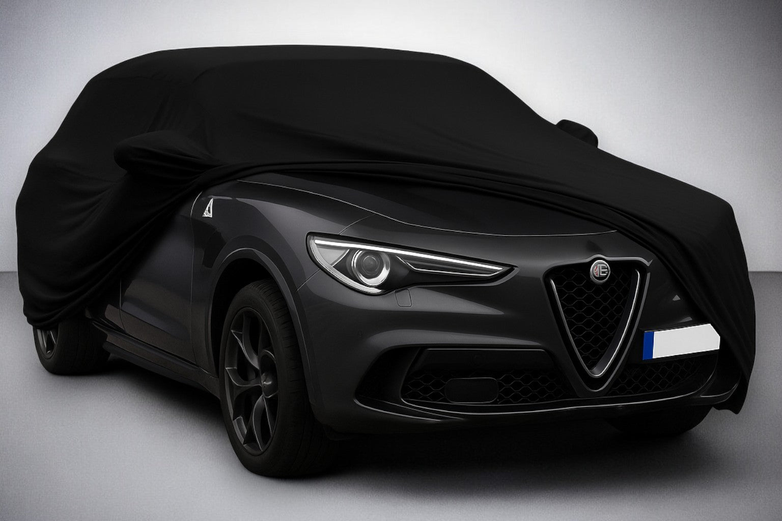 Ganzgarage Indoor Stretch Cover Carcover für Alfa Romeo Stelvio Quadrifoglio