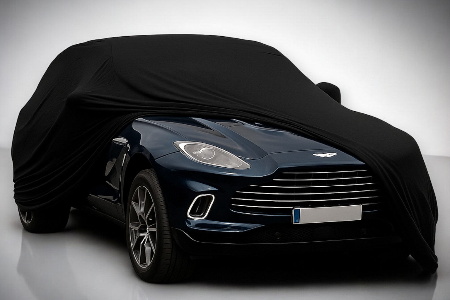 Ganzgarage Indoor Stretch Cover Carcover für Aston Martin DBX Schwarz