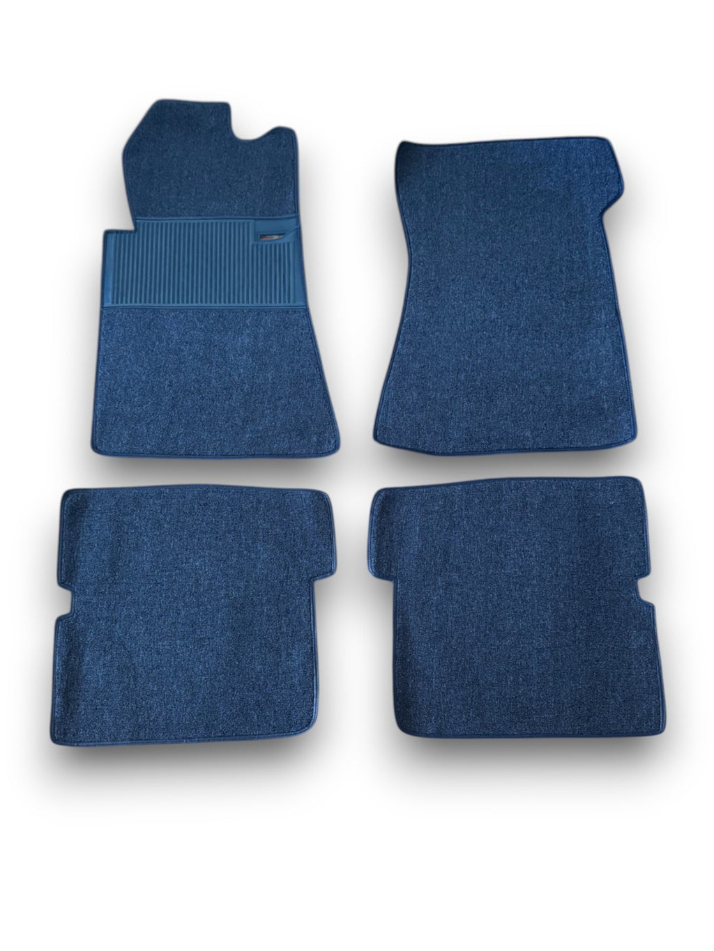 Fußmatten Teppich für Mercedes Benz SL107 R107/W107 4 teilig Blau Schlinge