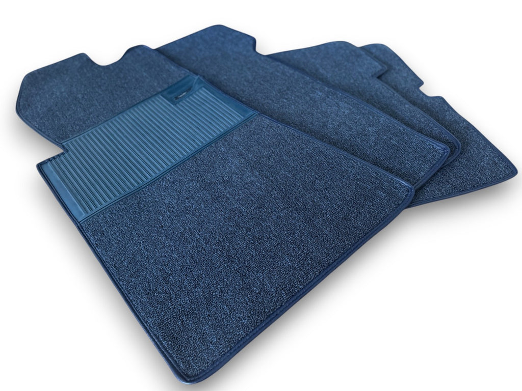 Fußmatten Teppich für Mercedes Benz SL107 R107/W107 4 teilig Blau Schlinge