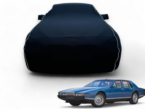 Ganzgarage Indoor Stretch Cover Carcover für Aston Martin Lagonda Schwarz.
