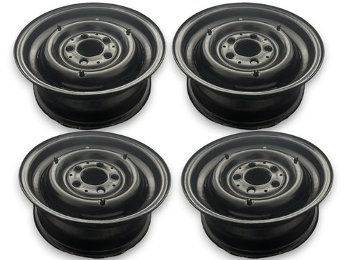 4x Original Mercedes-Benz Stahlfelgen 5Jx13 ET30 W110 W111 W120 Pagode Satz