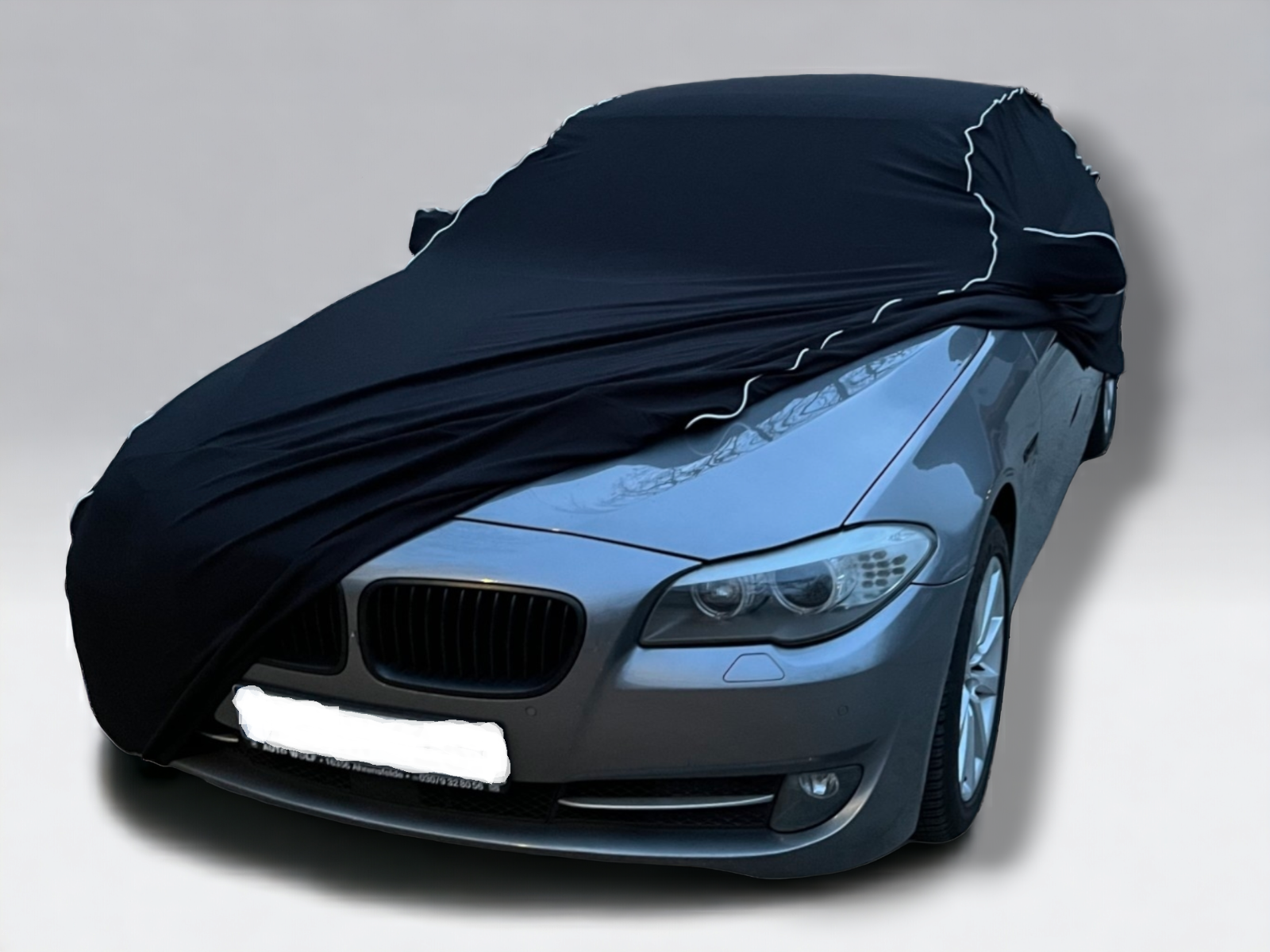 Ganzgarage Indoor Stretch Cover Carcover für BMW E39 Schwarz