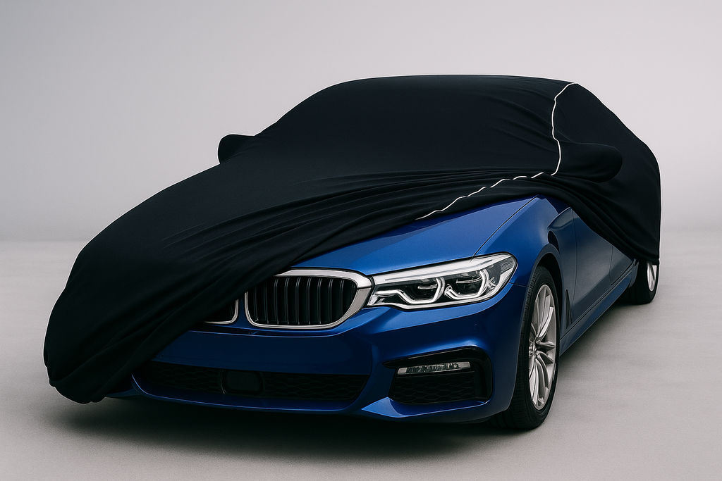 Ganzgarage Indoor Stretch Cover Carcover für Bmw 5er G30 Schwarz