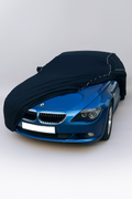 Ganzgarage Indoor Stretch Cover Carcover für Bmw 6er e63 e64 Schwarz