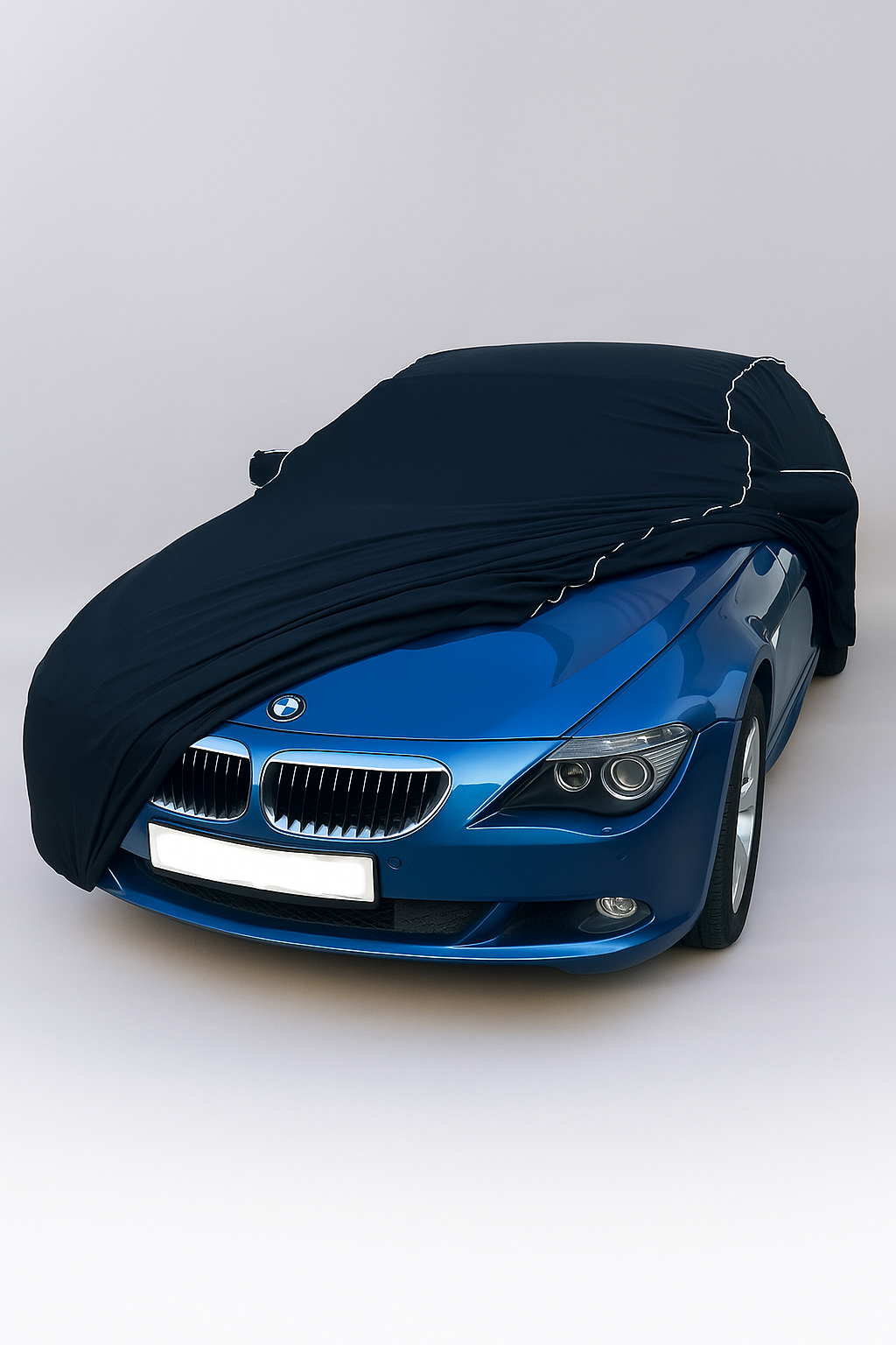 Ganzgarage Indoor Stretch Cover Carcover für Bmw 6er e63 e64 Schwarz