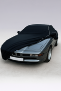 Ganzgarage Indoor Stretch Cover Carcover für BMW E31 Schwarz.