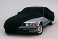Ganzgarage Indoor Stretch Cover Carcover für BMW E32 Schwarz