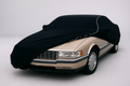Ganzgarage Indoor Stretch Cover Carcover für Cadillac Seville Schwarz