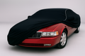Ganzgarage Indoor Stretch Cover Carcover für Cadillac STS Schwarz