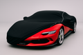 Ganzgarage Indoor Stretch Cover Carcover für Ferrari 296 GTS Schwarz