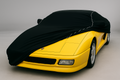 Ganzgarage Indoor Stretch Cover Carcover für Ferrari 348 Schwarz.