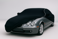 Ganzgarage Indoor Stretch Cover Carcover für Jaguar S Type Schwarz